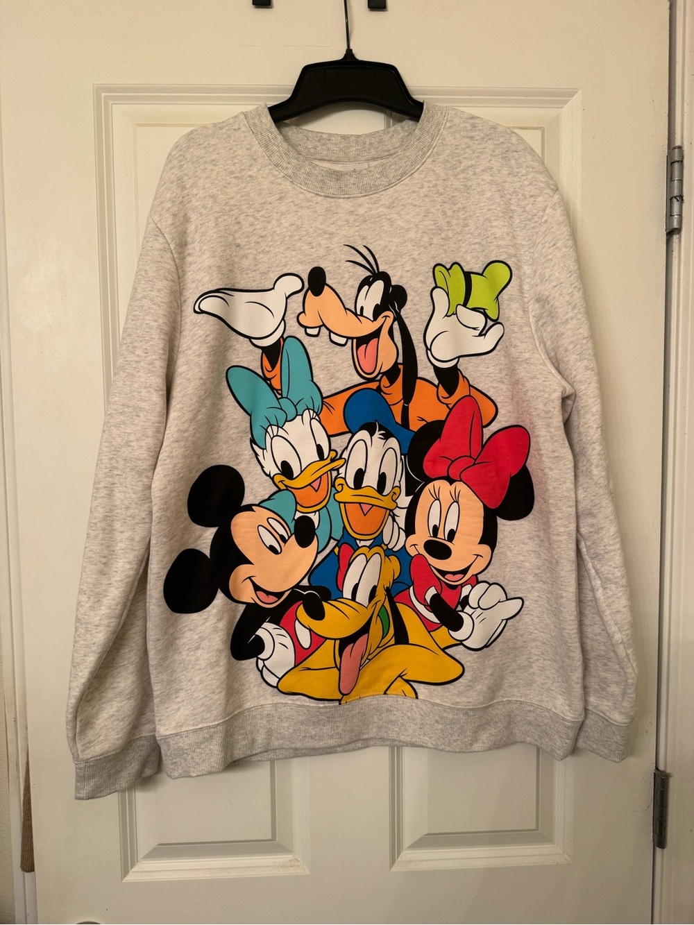 Disneyland fab 6 Light Gray Graphic Sweatshirt - Women